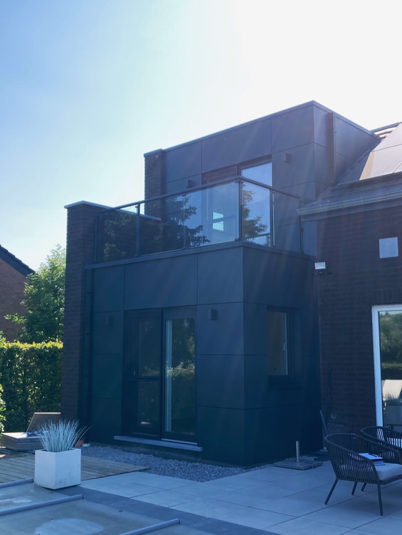 Extension d'une maison à Flémalle, vue 1